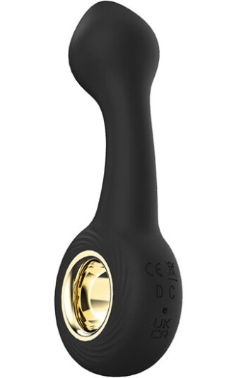 Rechargeable Curved Silicone Butt Plug