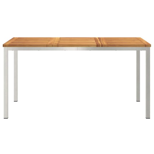Ute spisebord 150x90x75 cm Massivt tre Akasietre