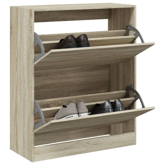 Skoskap sonoma eik 80x34x96,5 cm konstruert tre 8721012382046