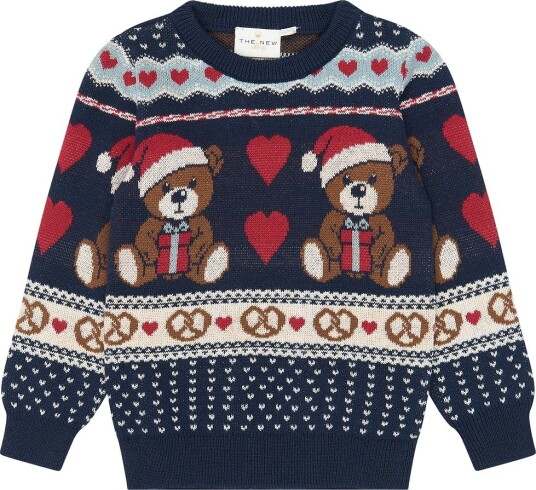 THE NEW SIBLINGS Tnstholiday Jacquard Pullover   MULTI COLOUR   110