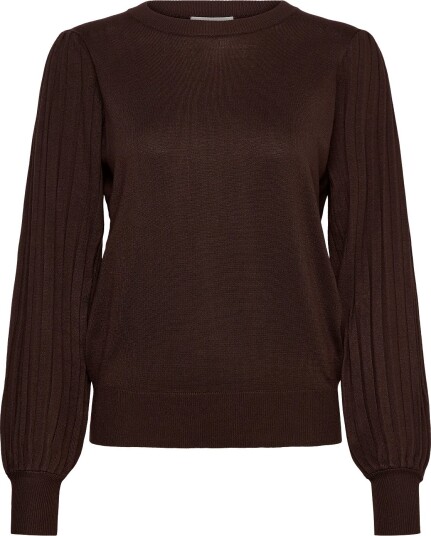 Kaffe Kalone Knit Pullover COFFEE BEAN XS Kaffe Kalone Knit Pullover COFFEE BEAN XS
