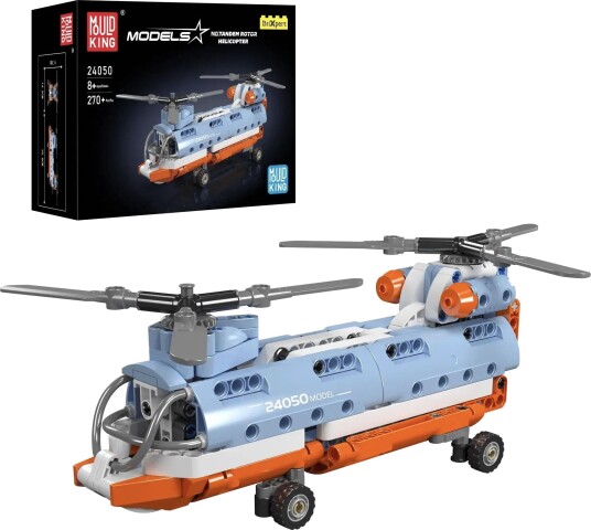 Mould King 24050 Tandemrotor Helikopter Byggesett 8+ År 270 Deler