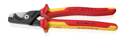Knipex Stepcut XL 225mm Kabelsaks VDE for Håndverktøy Knipex Stepcut XL 225mm Kabelsaks VDE for Håndverktøy