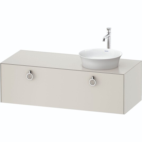 Duravit White Tulip Servantskap 1 skuff 130x55x40,8 cm Nordisk Hvit Matt