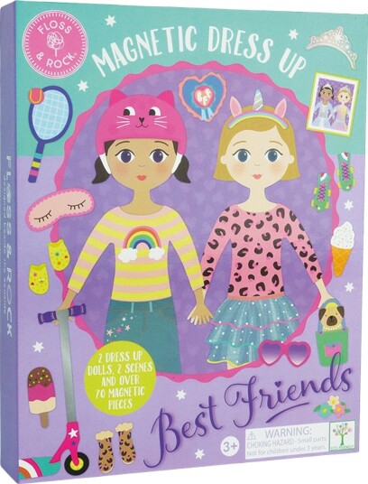 Floss & Rock | Best Friends Magnetic Dress Up | 23X18X2