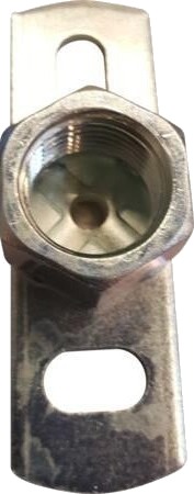 Fix-Pro Grundflange M/Påsvejset ½" Muffe 80X25mm Materiale 3Mm Elforzinket