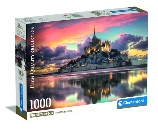 Clementoni Puslespill 1000 HQC Mont Saint-Michel Clementoni