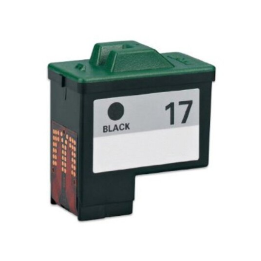 Lexmark 17 BK blekkpatron - 10N0217 Kompatibel - Svart 12 ml