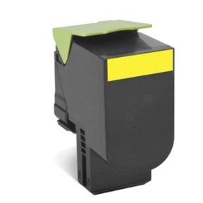 Lexmark 802H Y Toner - 80C2HYE Original - Gul 3000 sider Lexmark 802H Y Toner - 80C2HYE Original - Gul 3000 sider