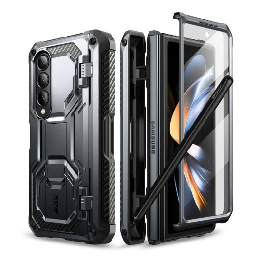 I-Blason Samsung Galaxy Z Fold 4 i-Blason Armorbox Deksel - Håndverker Deksel m. Skjermbeskyttelse - Svart