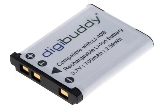 Digibuddy batteri kompatibelt med Olympus LI-40B / Nikon EN-EL10 / Fuji NP-45 Li-Ion