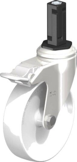 Blickle Styrehjul Med Brems 853562 Lkrxa-Po 126G-11-Fi-Exv13 – Hjuldiameter 125 Mm – Bæreevne Maks. 120 Kg – 1 Stk