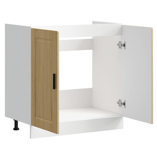 Vask underskap Porto sonoma eik 80x46x81,5 cm konstruert tre 8721158422767