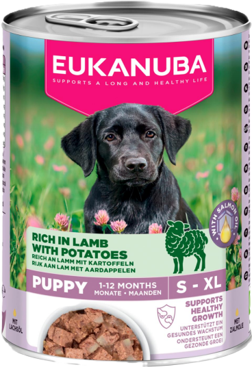 Eukanuba Våtfôr til Valper med Lam og Poteter 400 g Eukanuba Våtfôr til Valper med Lam og Poteter 400 g