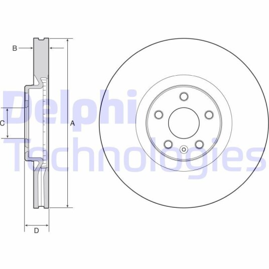 Bremseskive DELPHI BG9231C