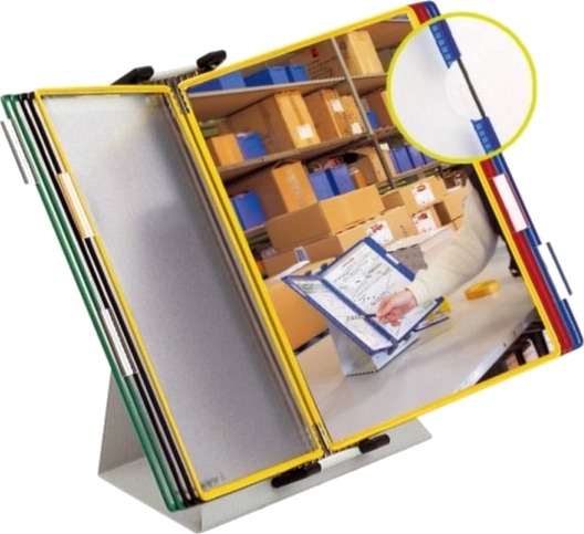 Tarifold Bord Display A4 10 Lommer Assorterede Farver Tarifold Bord Display A4 10 Lommer Assorterede Farver