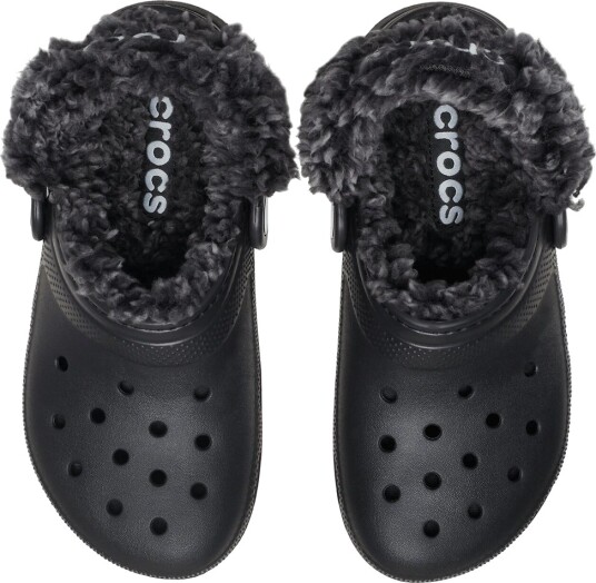 Crocs Sandaler m. Fôr   Classic+ Fleece Fôret tresko T   Svart   Crocs   25/26   Sandals   25 26