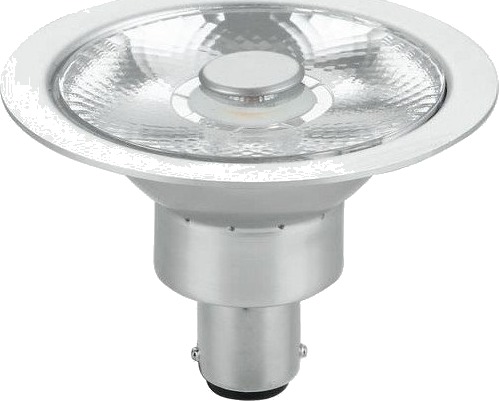 Spl BA15d AR70 8W LED pære 12V 10° 480lm dimbar 2700K grå finish Dimbar : Dimbar Kulør : Varm Spl BA15d AR70 8W LED pære 12V 10° 480lm dimbar 2700K grå finish Dimbar : Dimbar Kulør : Varm