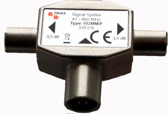 Triax toveis antennesplitter (IEC) Triax toveis antennesplitter (IEC)