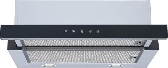 Thermex Slim S4 Premium Kjøkkenvifte med Uttrekkbar Design 60 cm Svart Glass