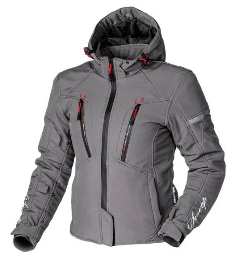 Sweep Flawless Softshell Mc-Jakke Grå Sweep Flawless Softshell Mc-Jakke Grå