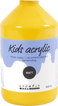 A Color Akrylmaling Matt Gul 500 Ml 1 Fl 