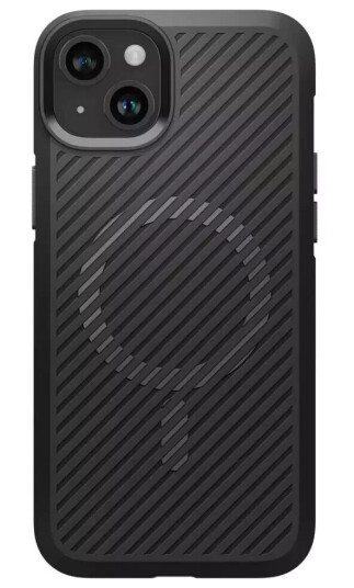 Spigen iPhone 15 Plus Spigen Core Armor Deksel - MagSafe-kompatibel - Svart
