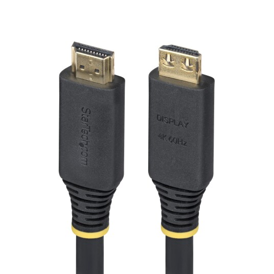 Startech 10,6 m HDMI 2.0 Kabel med Gripping Connectors, 4K 60Hz, HDR10