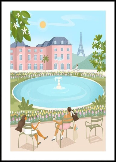Parisian Serenity Plakat Plakat / 70x100cm