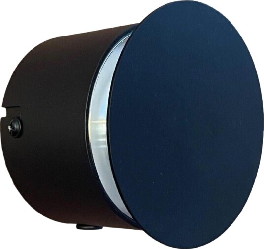 Sonara base 90 vegglampe 5W 2700 Kelvin Dimbar Svart
