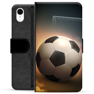 iPhone XR Premium Lommebok-deksel Fotball