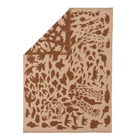 Iittala Oiva Toikka Collection pledd cheetah brun Iittala Oiva Toikka Collection pledd cheetah brun