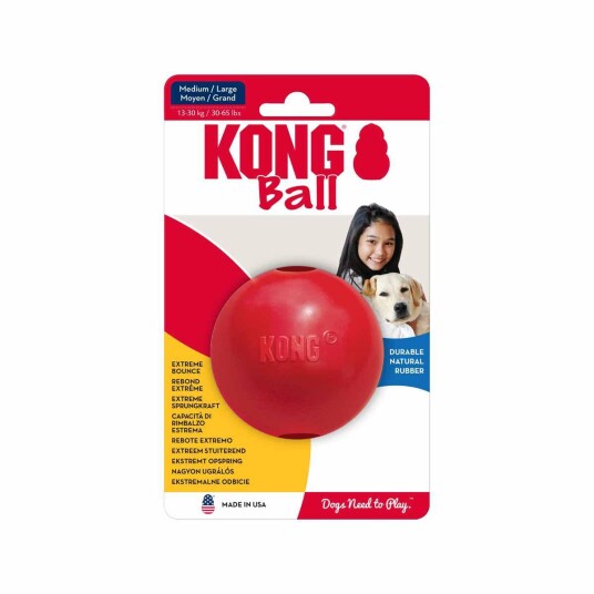 Kong Original Rød Hundeball Small Kong Original Rød Hundeball Small