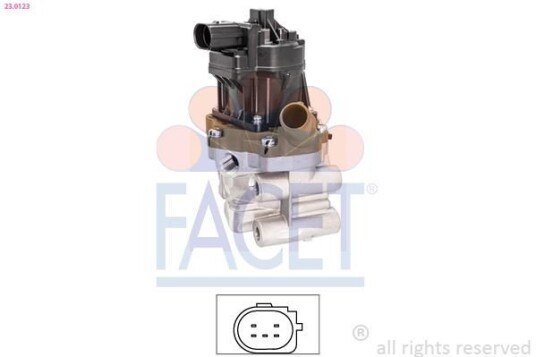EGR Ventil FACET 23.0123 EGR Ventil FACET 23.0123