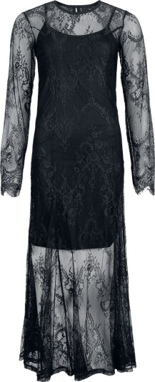 Black Premium by EMP Lang kjole 2 i 1 Kjole S til XXL Damer svart