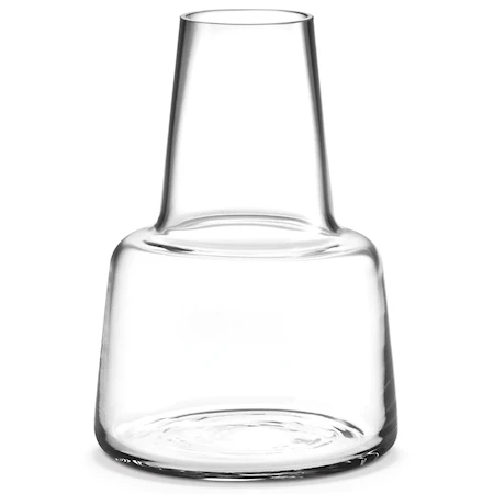 Flora Vase medium hals Klar 12 cm Flora Vase medium hals Klar 12 cm