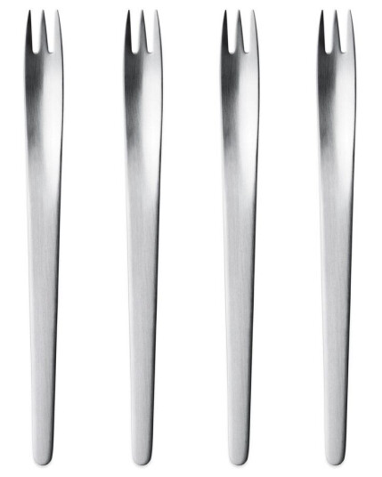 Jensen Arne Jacobsen kakegaffel 4-pakning