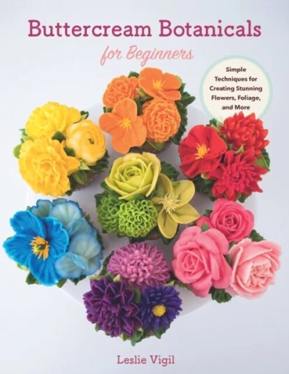 Buttercream Botanicals For Beginners Av Leslie Vigil
