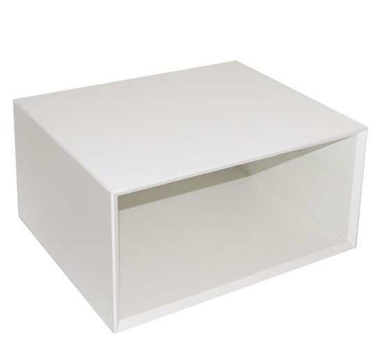 The Box Vegghengt Nattbord 40x20cm Åpen (Størrelse: 40x20, Farge: Hvit)