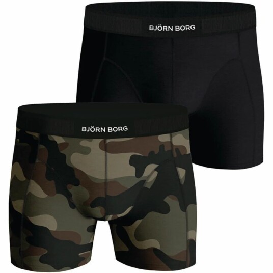 Björn Borg Premium Cotton Stretch Boxer 2P - Multipack 3, Björn Borg Boxere Björn Borg Premium Cotton Stretch Boxer 2P - Multipack 3, Björn Borg Boxere