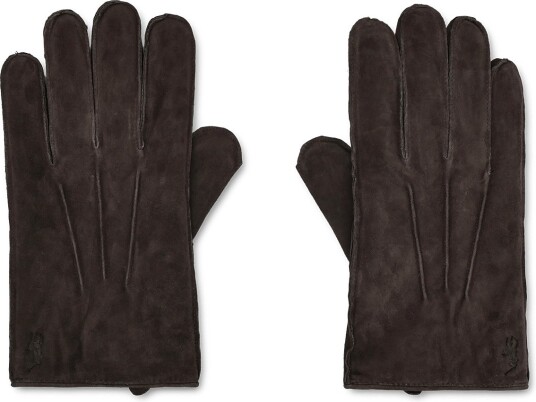 Polo Ralph Lauren Leather Everyday Suede Glove DARK BROWN L