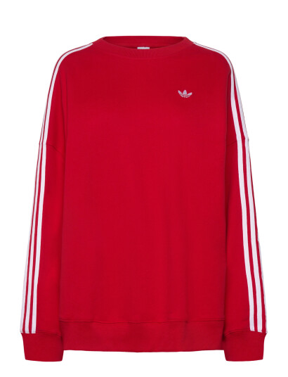 Adidas Originals 3S Os Crw   Red   L