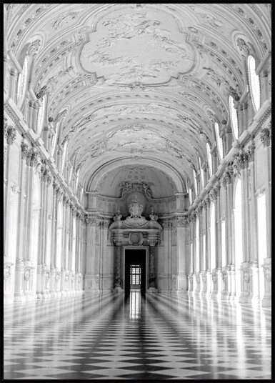 Une Salle Damier Plakat Plakat / 21x30cm Une Salle Damier Plakat Plakat / 21x30cm