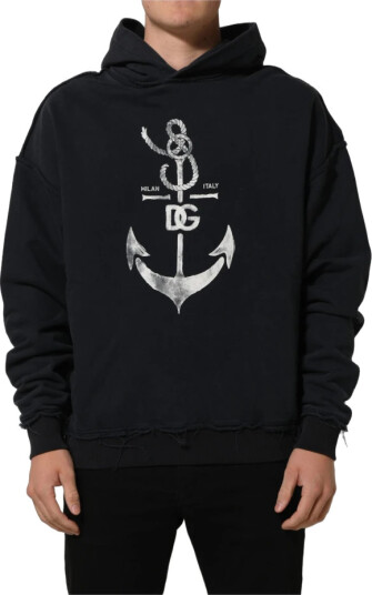 Dolce & Gabbana Herre Gensere & Hettegensere Svart L,