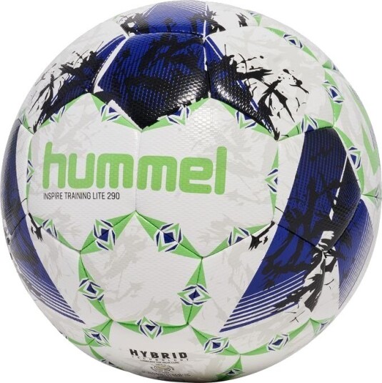 Hummel Fotball Inspire Training Lite 290 Hvit/Blå/Neon Grønn Str. 3
