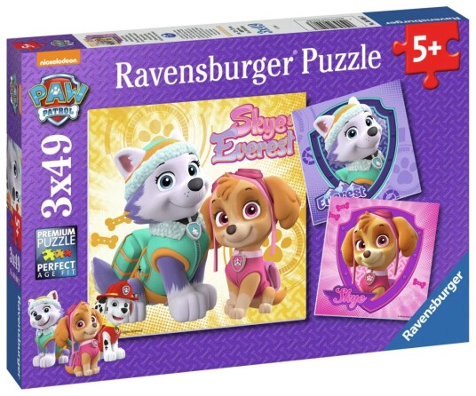 Ravensburger Paw Patrol Glamourous Girls 3x49p Ravensburger Paw Patrol Glamourous Girls 3x49p