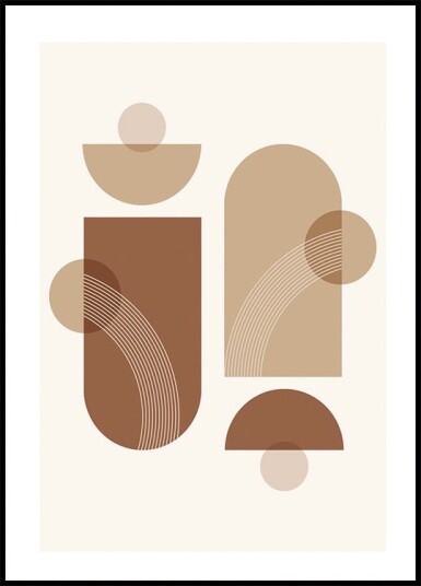 Geometric Shapes No. 2 Plakat Plakat / 70x100cm