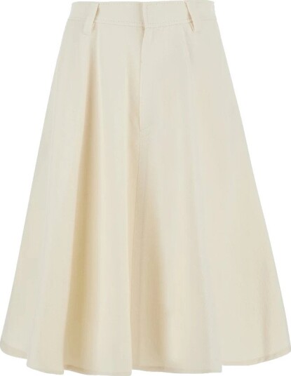 Brunello Cucinelli Dame Skjørt Beige M,