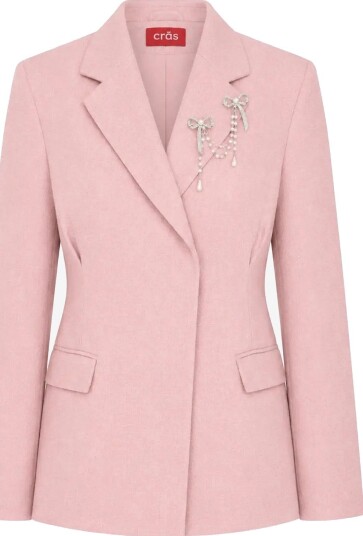 crās Leonoracras Blazer   PINK MELANGE   36
