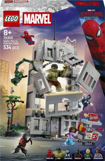 LEGO Marvel Episk oppgjør mellom Spider Man og Hulk 76350
